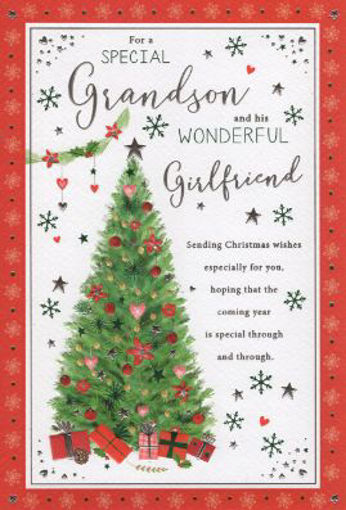 Picture of GRANDSON & GIRLFRIEND CHRISTMAS CARD